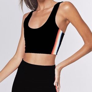 BNWT Spiritual Gangster Shakti Rainbow Stripe Bra